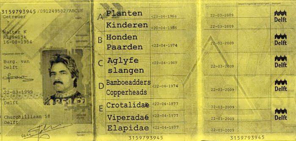 Walter Getreuer dierhouderij diploma
