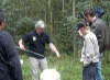 Walter Getreuer, directeur reptielenZOO SERPO, op aspisadder jacht in Poortugaal
